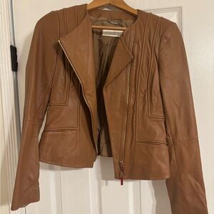 Boss Women's Brown Leather Jacket